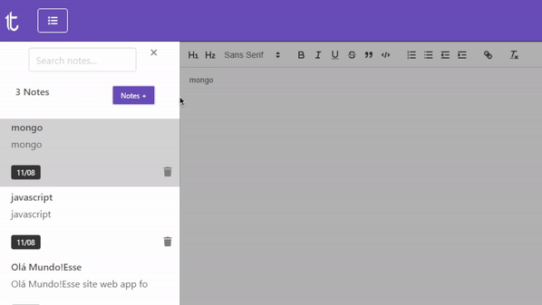 Clone do Evernotes